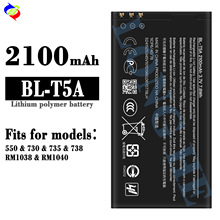 适用于诺基亚BL-T5A手机电池550/730/735/738/RM1038/RM1040批发