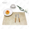 Willow leaf long Japanese -style Japanese -style PVC meal cushion hot golden table cushion PP disk light Chinese meal cushion solid color western pad heat insulation