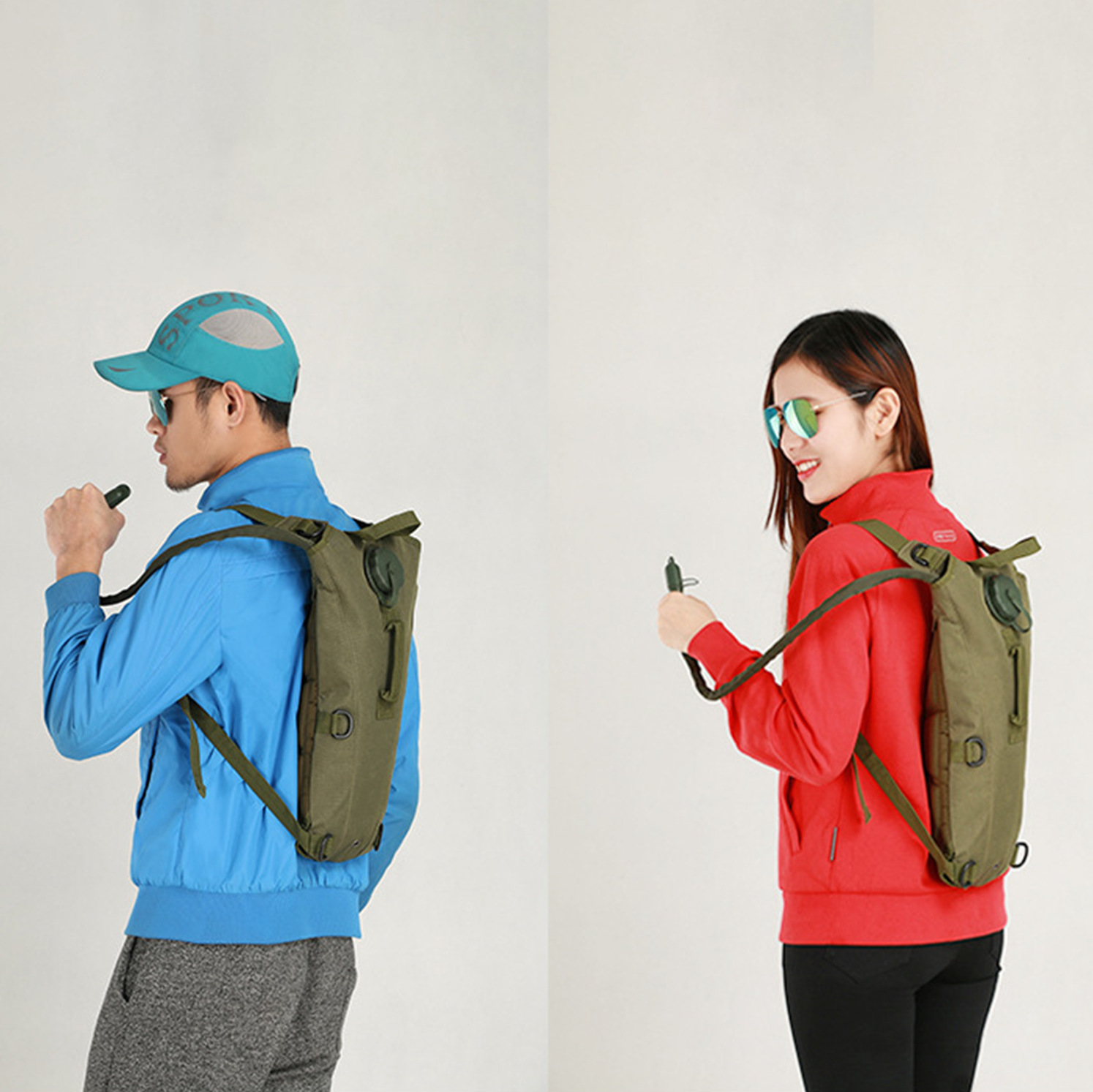 3L bolsa de agua mochila de viaje montañismo táctico bolsa de agua caliente al aire libre multifuncional senderismo bolsa de agua mochila forro