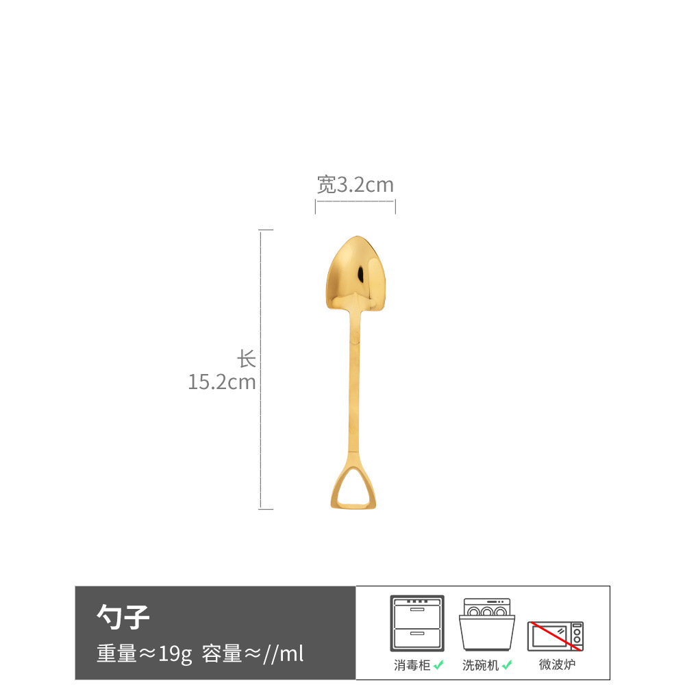 Coreano de alto valor 304 cucharas de acero inoxidable cucharas de arroz cucharas de café cucharas de postre creativas cucharas de cocina caseras