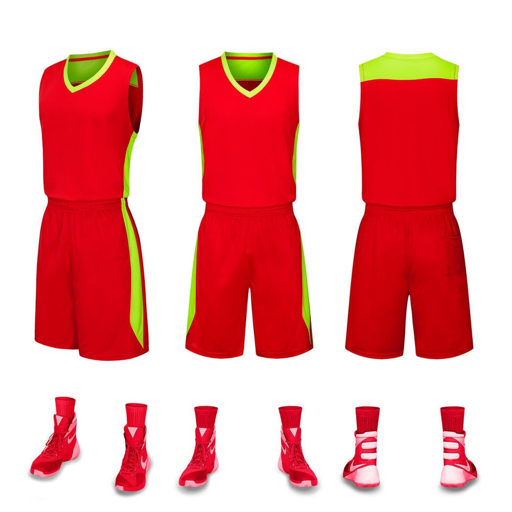 Quick-Drying Basketball Uniform Suit for Adults and Kidsren Training Game 12-Color Multi-Color Team Uniform Jersey Sports Vest American Style