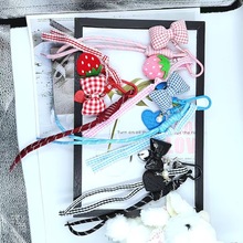 新款皮革爱心蝴蝶结包包挂件手机钥匙扣装饰配饰单扣流苏挂饰配件