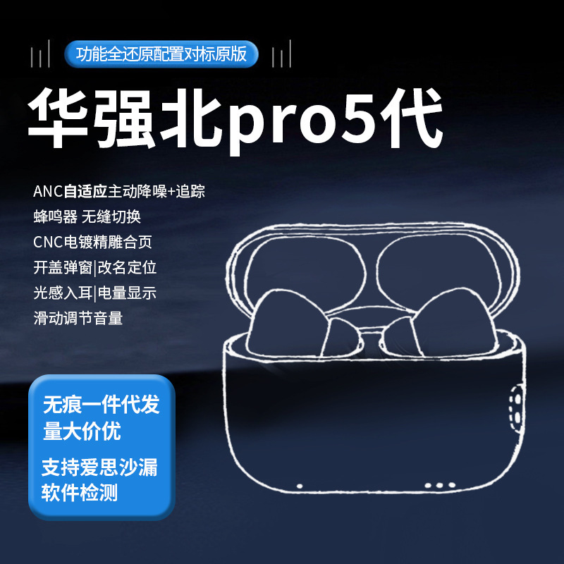 Huaqiang North for Apple Headset Wireless Bluetooth Headset Sound Quality Good Noise Reduction Long Endurance 2024 New Wholesale Huaqiang North for Apple Headset Wireless Bluetooth Headset Sound Quality Good Noise Reduction Long Endurance 2024 New Wholesale