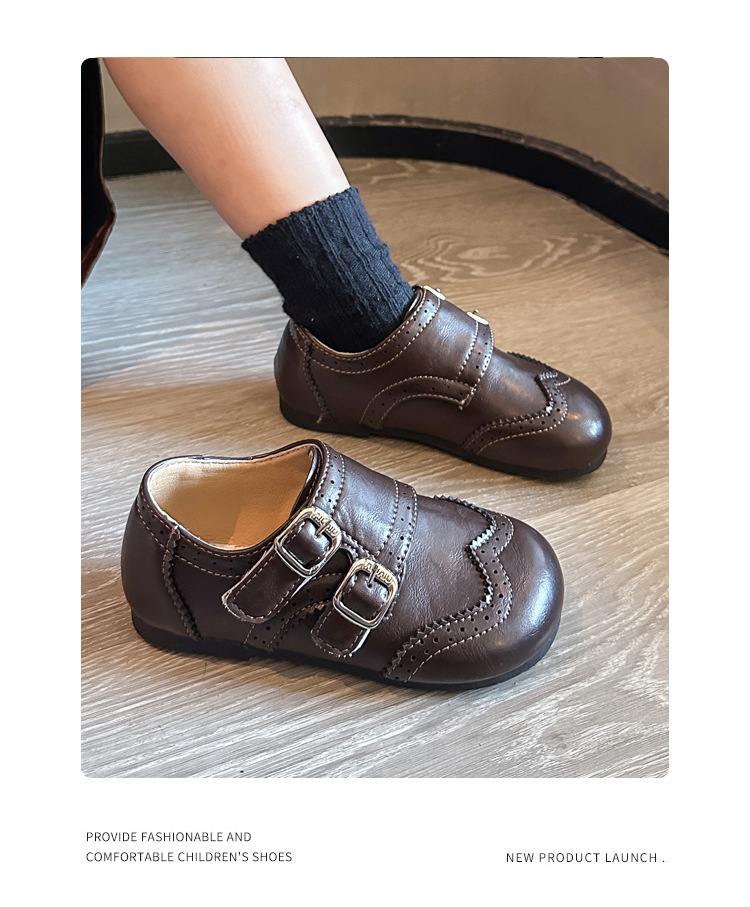 Scarpe in pelle per ragazzi stile britannico comode eleganti_voghion.com