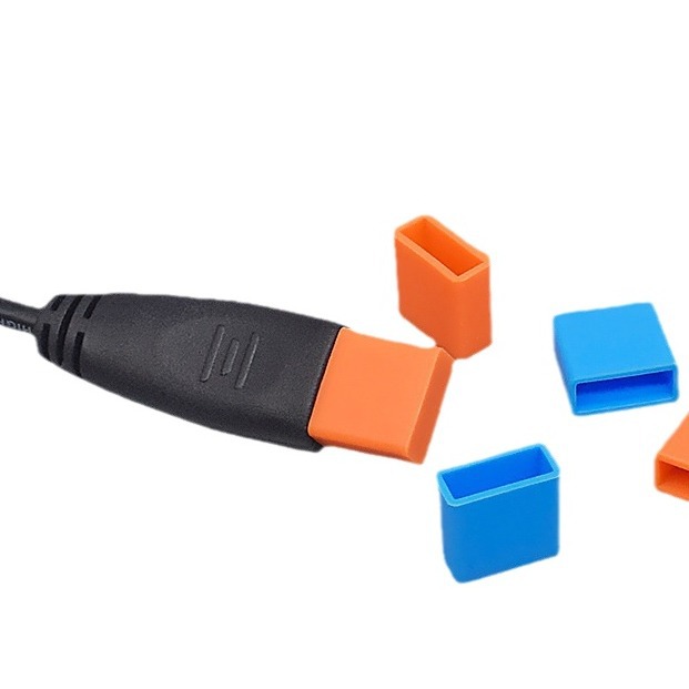 Enchufe de polvo macho USB estándar sombrero cable de datos USB Cable de carga enchufe cubierta de polvo U disco cubierta protectora enchufe