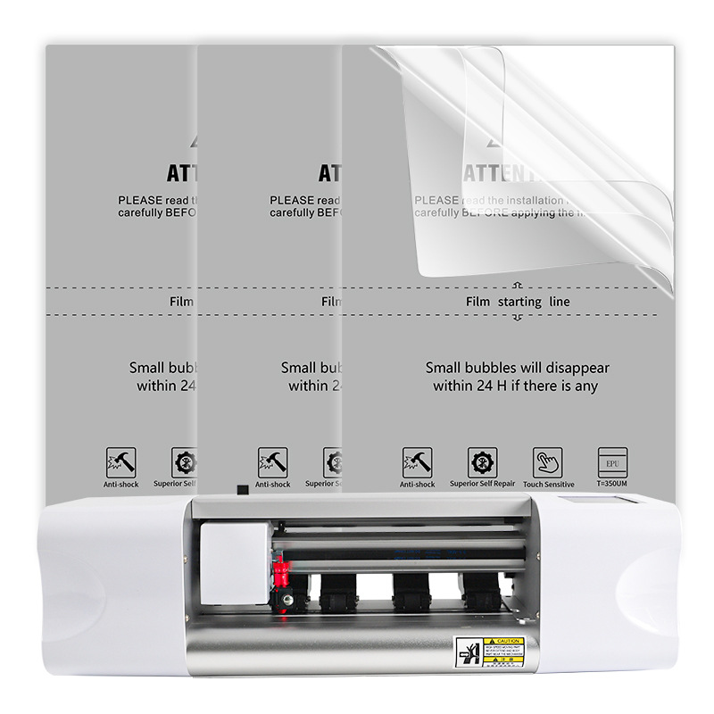 Máquina especializada para cortar películas para teléfonos móviles al por mayor, cortadora de películas, película de hidrogel anti-espía, corte libre, película de curado con luz UV, cortadora de película con cuchilla.