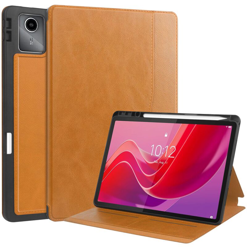 Suitable for Lenovo Tab M11 Zada0020Jp Classy Wear-Resistant Anti-Slip Extraordinary Business Style Tablet Leather Case