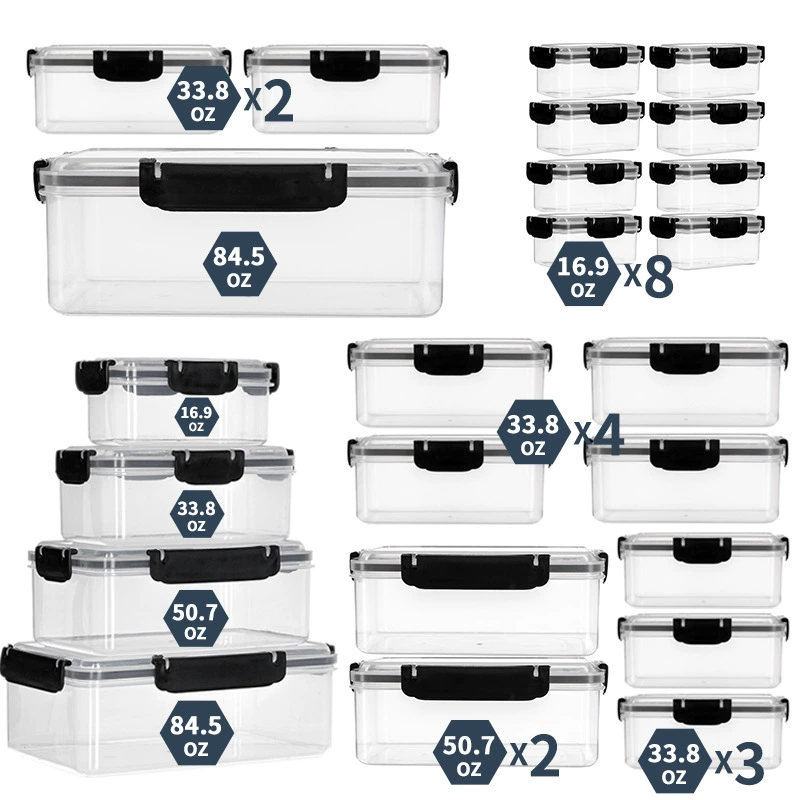 Трансграничная коробка для хранения Комплект кухонный холодильник свежая коробка утолщенная прозрачная пластиковая герметичная коробка для фруктов и овощей свежая коробка для хранения