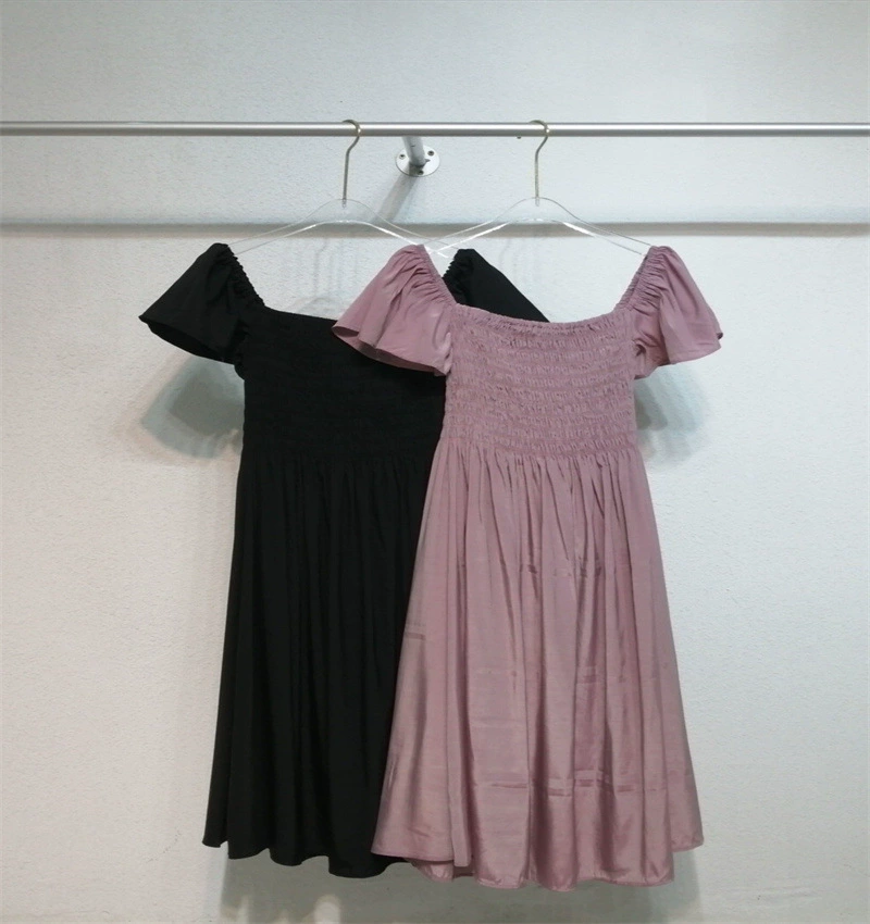 Черное платье Seaside Holiday Style, новое летнее женское платье 2023 во французском стиле с талией, средней длины, с рукавами-летами