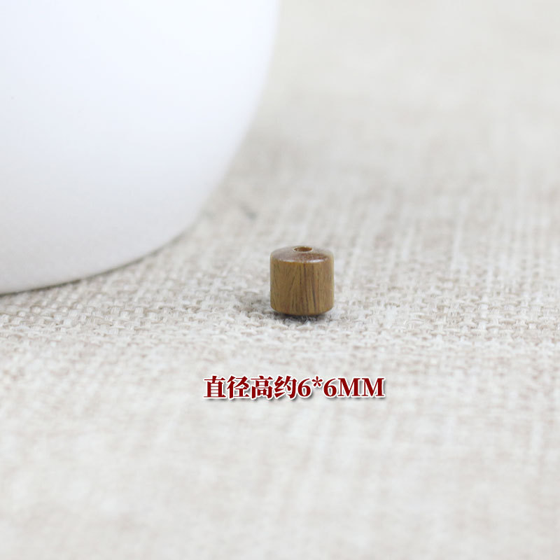 Cuentas de barril de 6 mm cada una.