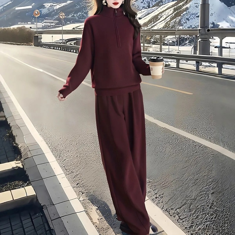 春と秋の組み合わせのセットはファッション的です。|undefined