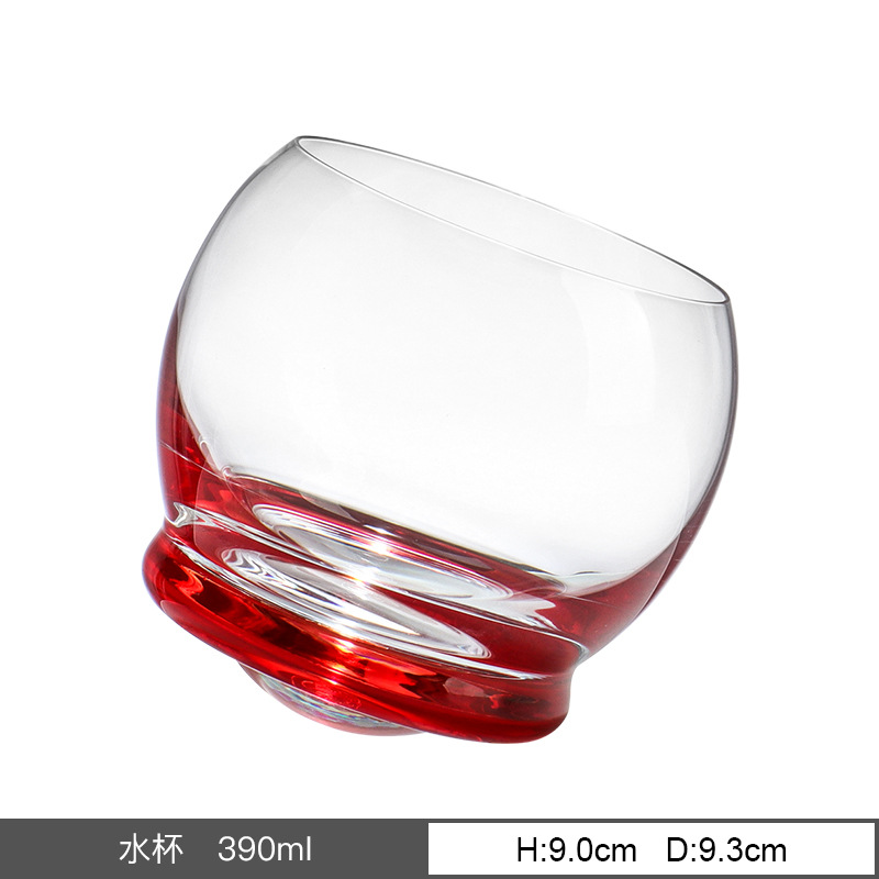 Copa de vino tinto de cristal checo sin plomo, colorida y creativa, para uso doméstico, resistente al calor y a altas temperaturas. image 16