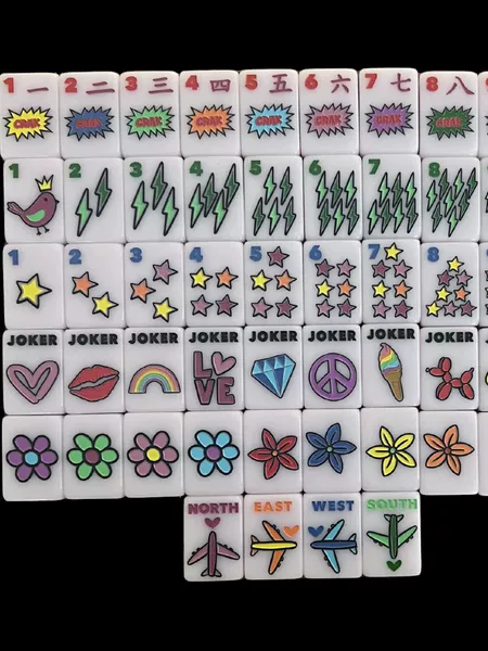 In stock: American Mahjong high-quality acrylic exquisite pattern home gift set