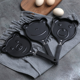 Household Fried Egg Pan Animal Shape Mini Pan Pan Creative Cartoon Breakfast Pan Heart-shaped Non-stick Pan