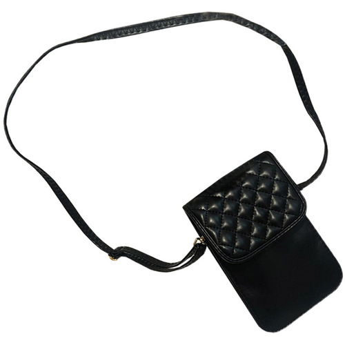 Mini bag Ma Yili's same style mobile phone bag for women shoulder crossbody Internet celebrity black diamond chain bag for women