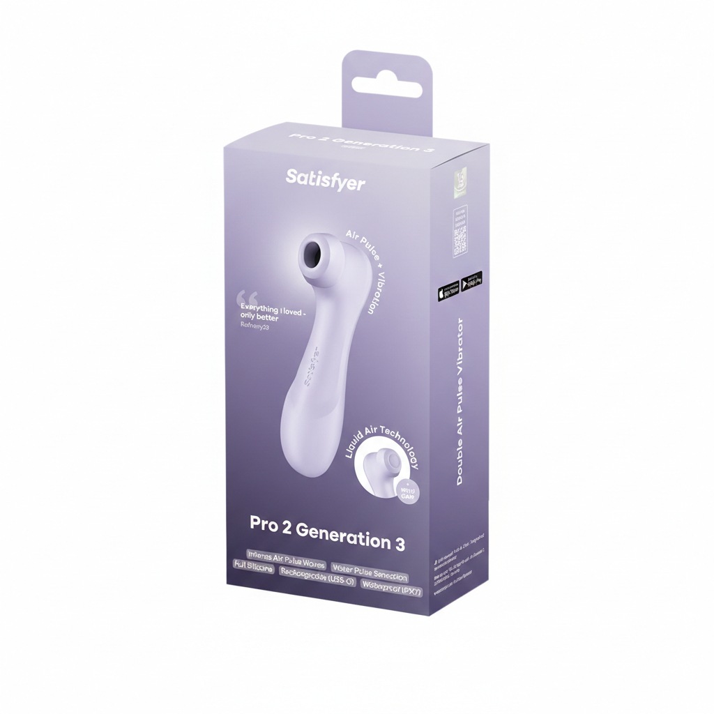 Satisfyer Pro2 G3 APP Yue Dong, versión mejorada del dispositivo de masturbación y succión erótica para mujeres adultas.