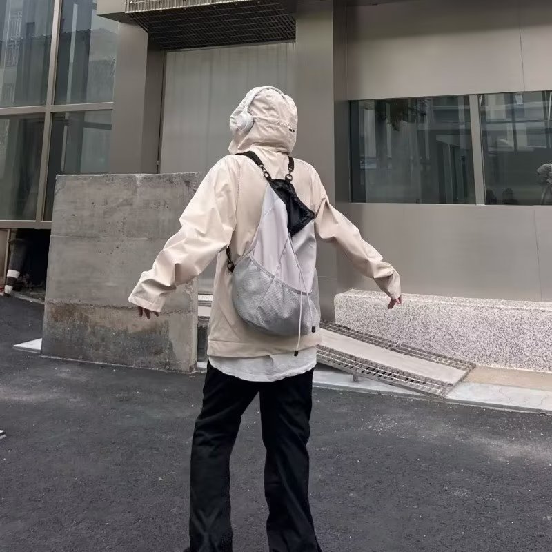 Marca de moda Estilo de Hong Kong 2024 Primavera y otoño Chaqueta guapa Hombre ins High Street Estilo japonés Harajuku Chaqueta suelta de moda coreana