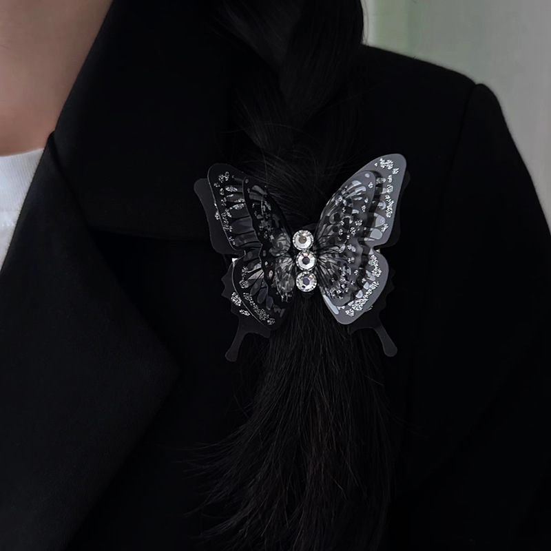 Butterfly Hair Clip Niche Design Multi Layer Ancient Style Pin_voghion.com