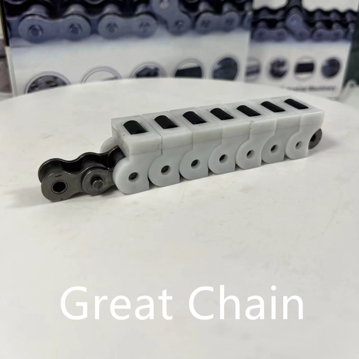 厂家直销FTC-50尼龙带滚轮平板输送链支持非标