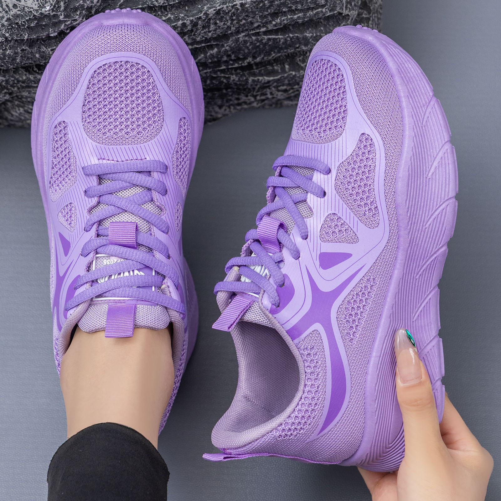 Zapatos de primavera para mujeres, zapatos deportivos transpirables, zapatos de mujer, zapatos casuales cómodos, zapatos de moda superficiales.