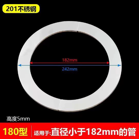 180 is suitable for inner diameter less than 182mm