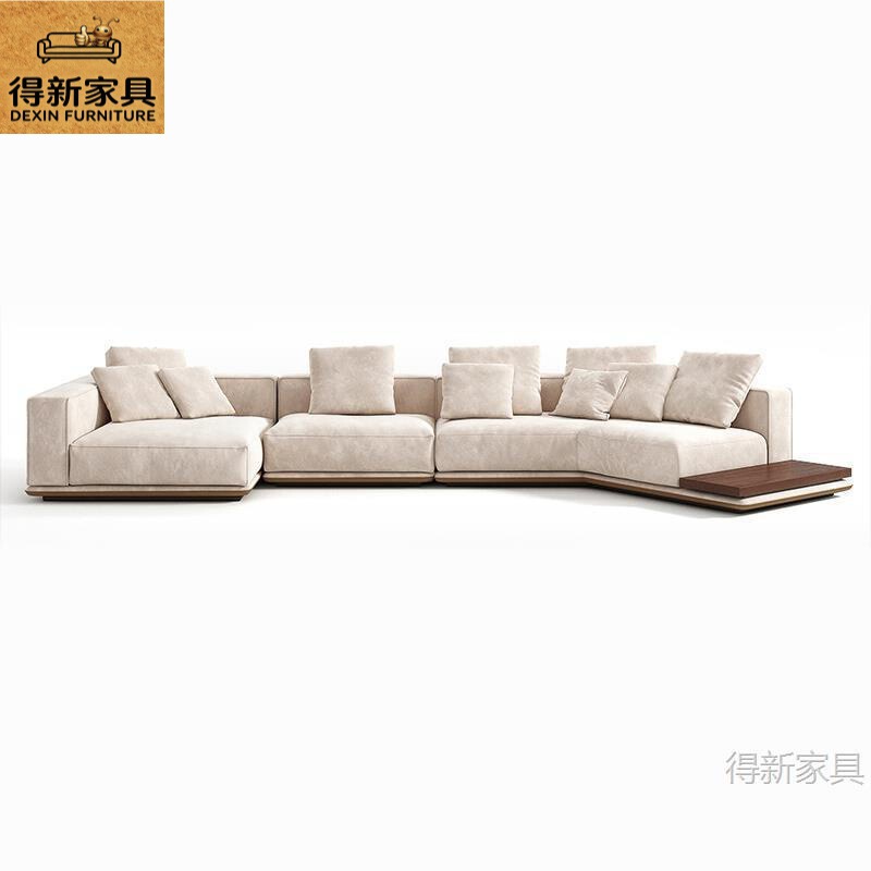 抗菌仿棉麻布艺沙发产品展示图