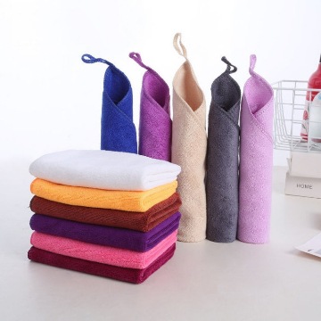 Fiber absorbent small square towel housekeeping cleaning rag car gift cleaning gift small towel advertising towel wholesale