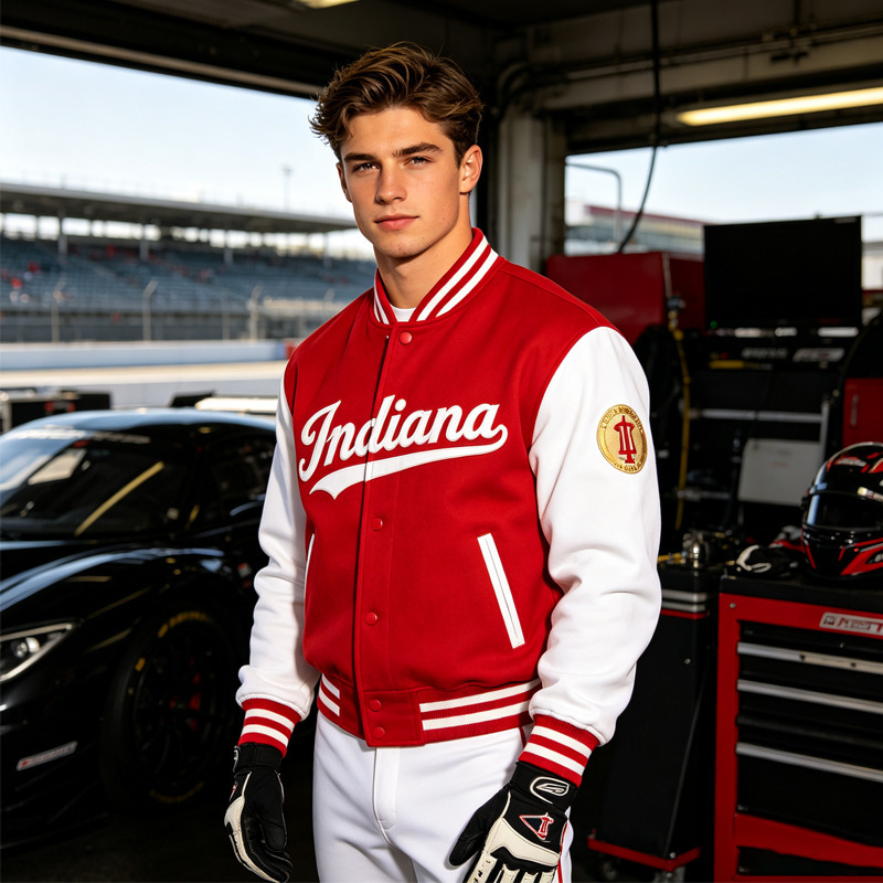 American-Style Trendy Brand Heavy-Duty Baseball Jacket, New Autumn/Winter Street Style Embroidered Patchwork Racing Jacket, Direct from the Factory American-Style Trendy Brand Heavy-Duty Baseball Jacket, New Autumn/Winter Street Style Embroidered Patchwork Racing Jacket, Direct from the Factory