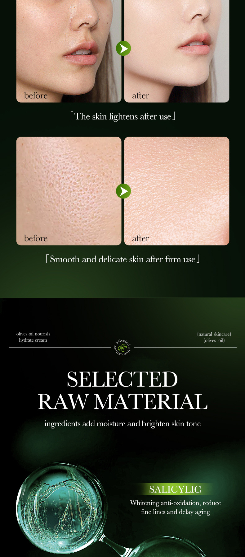 ZOZU All Olive Oil Nourishing&Moisturizing Cream Feuchtigkeitsspendende Gesichtscreme_voghion.com