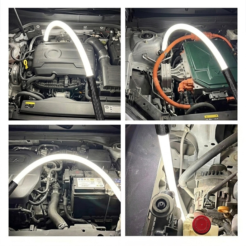 New cross-border flexible work light, silicone portable lighting repair lamp, LED lighting lamp, multi-purpose lighting lamp