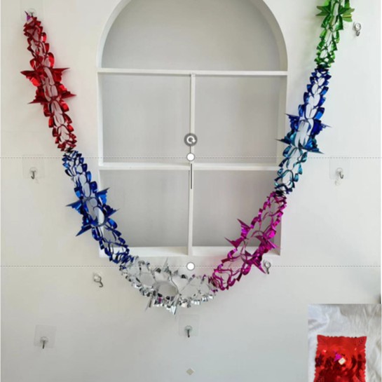 Funeral trefilado adornos de cinta multiplicidad color brillante hoja de arce melocotón corazón moneda de cobre manzana girasol