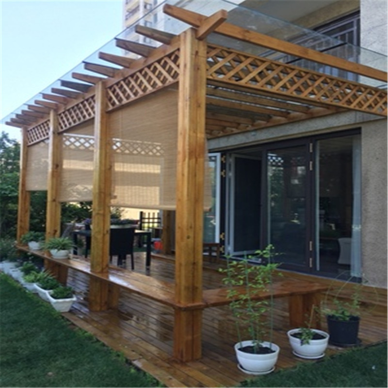 A5L anti-mold, waterproof, painted bamboo curtain, bamboo roll curtain, light-blocking, sun-shading, balcony, outdoor pavilion, courtyard, outdoor bamboo