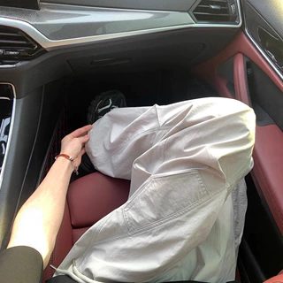软山灰色冰丝速干工装裤男夏季褶皱设计感伞兵裤子美式防水冲锋裤