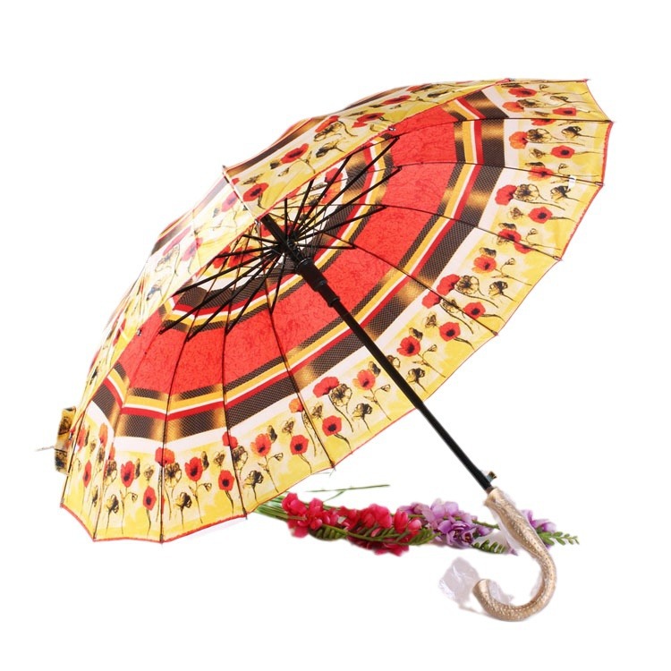 16 mango de paraguas de polímero