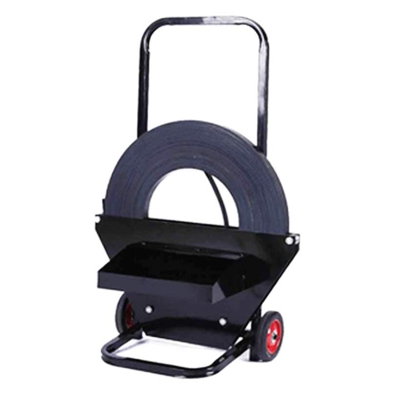 Suministro transfronterizo con placa de coche hoja de hierro fibra de poliéster PP plástico embalaje de acero Correa carro PET plástico acero con placa de coche