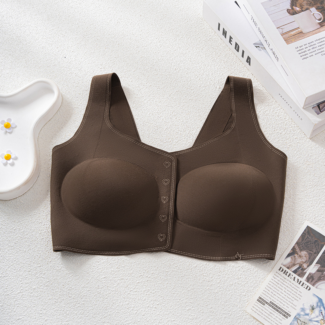 Venta directa de fábrica comercio electrónico transfronterizo Sudeste de Asia Vietnam Tailandia damas sin costuras sujetador de recogida lateral cómodo