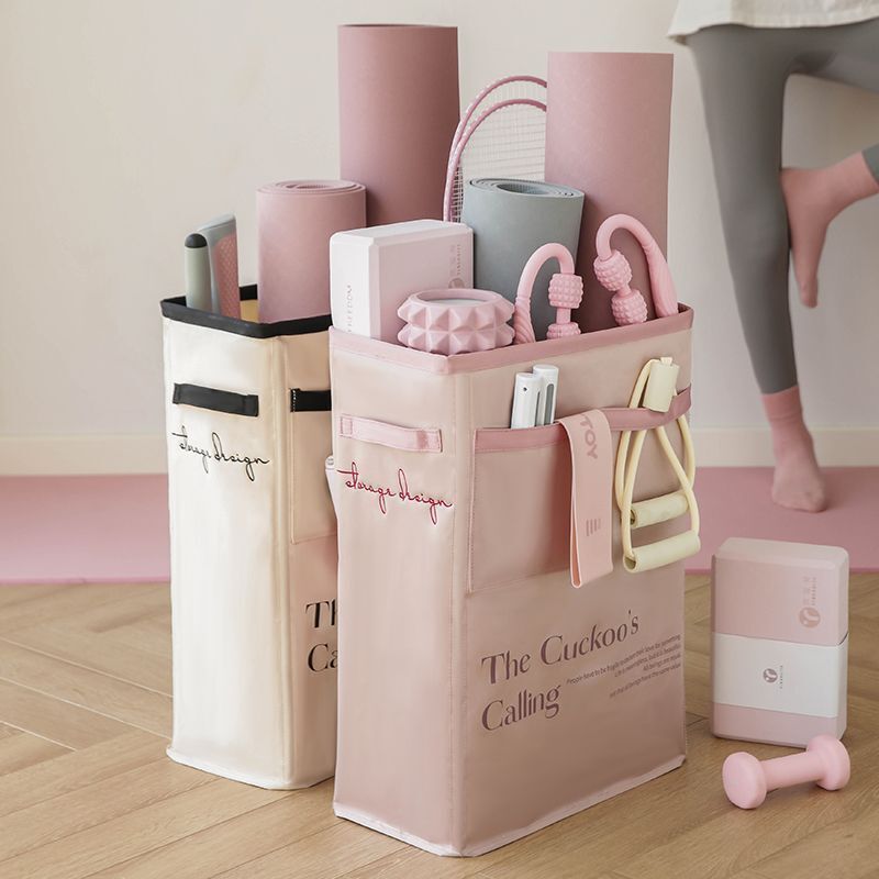 Yoga Mat Storage Box, Yoga Supplies Storage Box, Multi-Functional Moisture-Proof Foldableable Debris Storage Box, Household Storage Basket