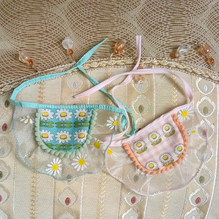 [sunflower series] manufacturers high-end pet scarf cat bib teddy bib new pet saliva towel