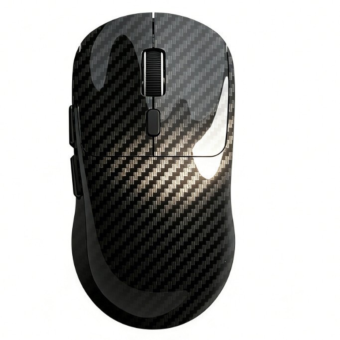 New Carbon Fiber Wireless Mouse Bluetooth 2.4g Wired Three-Mode Charging Model Lightweight E-Sports Gaming Mouse