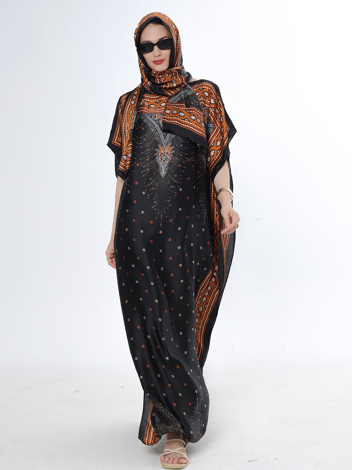 2025 primavera y verano nuevo Amazon venta rápida ropa malaya camisa de arena imitación seda brocado ropa de protección solar de vacaciones de playa