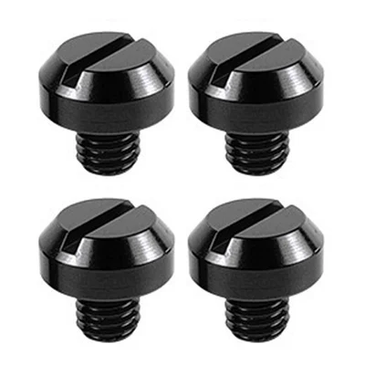 Cnc Motorcycle Accessories 4Pcs M10 X 1.25 Mirror Hole Punch Plug Screw Bolt Left Thread Mirror Hole Cap through (Motosiklet ləvazimatları və aksesuarları) - black
