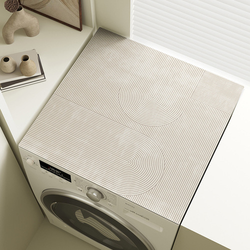 Quiet wind drum washing machine cover pad absorbs water and skid-proof household dirt and dust resistant TEMU cross-border labeling on behalf of generation