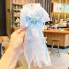 Nail sequins with bow, children's fresh hairgrip with tassels, hair accessory, Korean style, wholesale