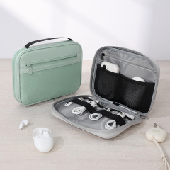 多機能デジタル収納バッグモバイル電源データライン化粧品口紅収納バッグ携帯旅行収納袋
