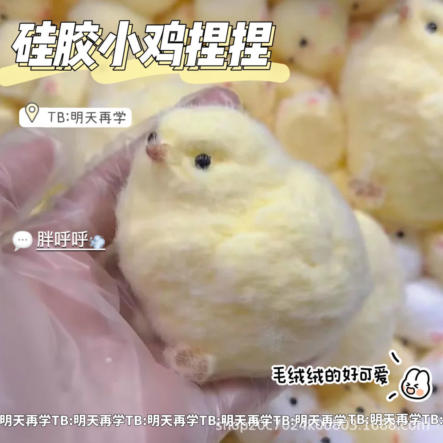 플러시 병아리 (6CM)