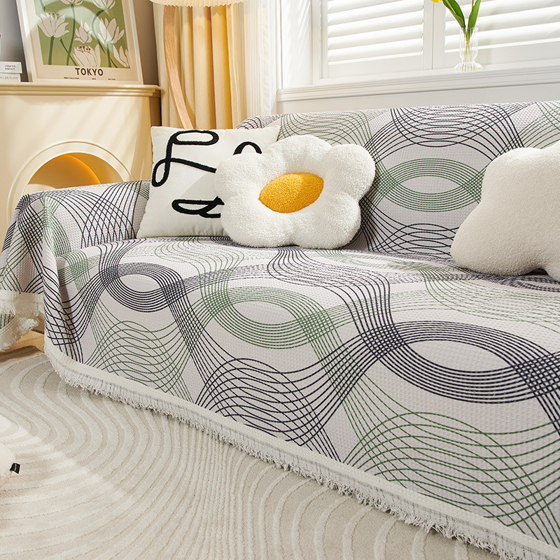 Nordic anti-rasguño gato sofá toalla cubierta sofá cubierta completa tela antideslizante cubierta estera Four Seasons universal Manta