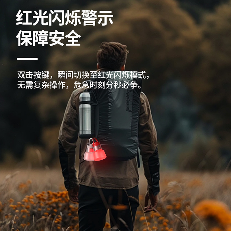 可拆卸DIY流光水瓶灯户外露营灯多功能使用便携式手提挂包LED照明|undefined