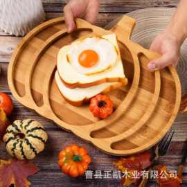 万圣节装饰南瓜托盘感恩节火鸡熟食餐盘派对装饰水果零食盘干果盘