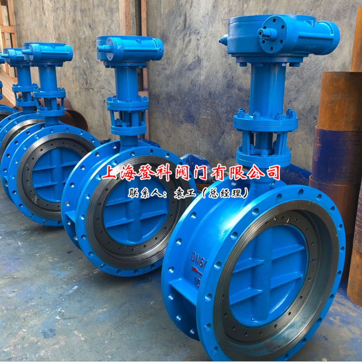 上海阀门加长杆蝶阀 法兰蜗轮蜗杆 手动D341H-10C DN400 地下管