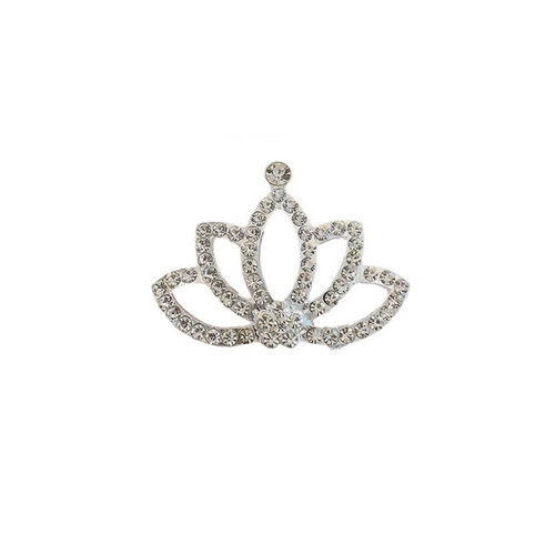 Children's high-end crown tiara princess rhinestone crown comb little girl performance hair comb Korean high-end hairpin